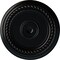 Ekena Millwork Alexandria Rope Ceiling Medallion (Fits Canopies up to 4 5/8"), 19 5/8"OD x 1 1/2"P, Jet Black CM18ALBLF - alternate 1